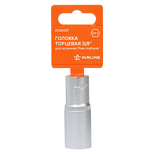 Головка торцевая 3/8"DR шестигранная 17мм, L=63мм пласт.подвес