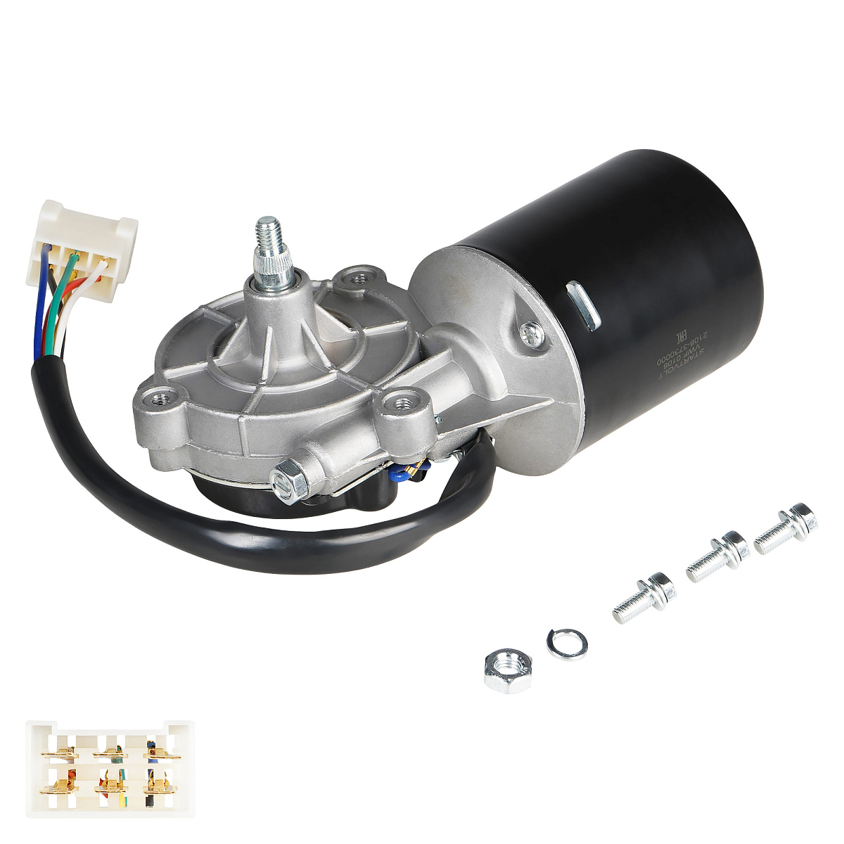 Моторедуктор стеклоочистителя для автомобилей Лада 2108-21099/2113-2115 (вал-12мм) (передний)