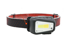 Фонарь налобный светодиодный аккумуляторный, 650лм, Li-Po 1800мАч МП-серия