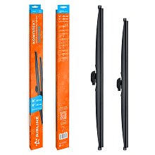 Щетки стеклоочистителя комплект 650/350мм (26"/14") зимние с креплением "Крючок 9x3, 9x4 мм", 2 штуки