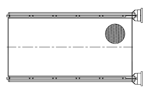 Радиатор отопителя для автомобилей Pajero Sport (08-)/L200(06-)