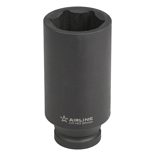 Головка ударная торцевая 1"DR шестигранная 55мм, L=160мм