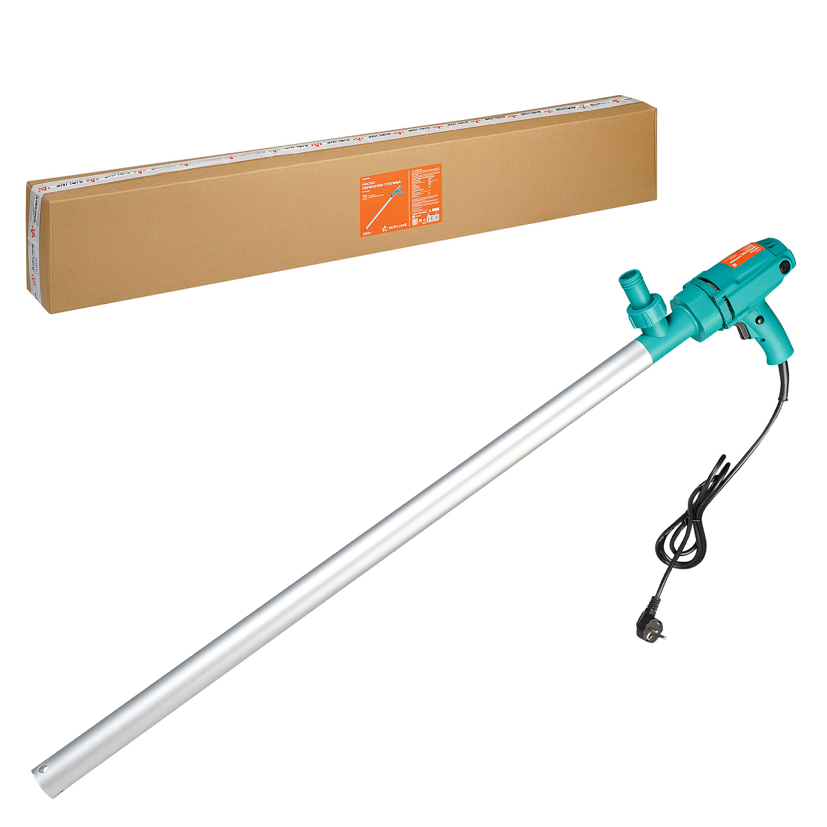 Насос перекачки диз. топлива бочковой 220В, 75л/мин