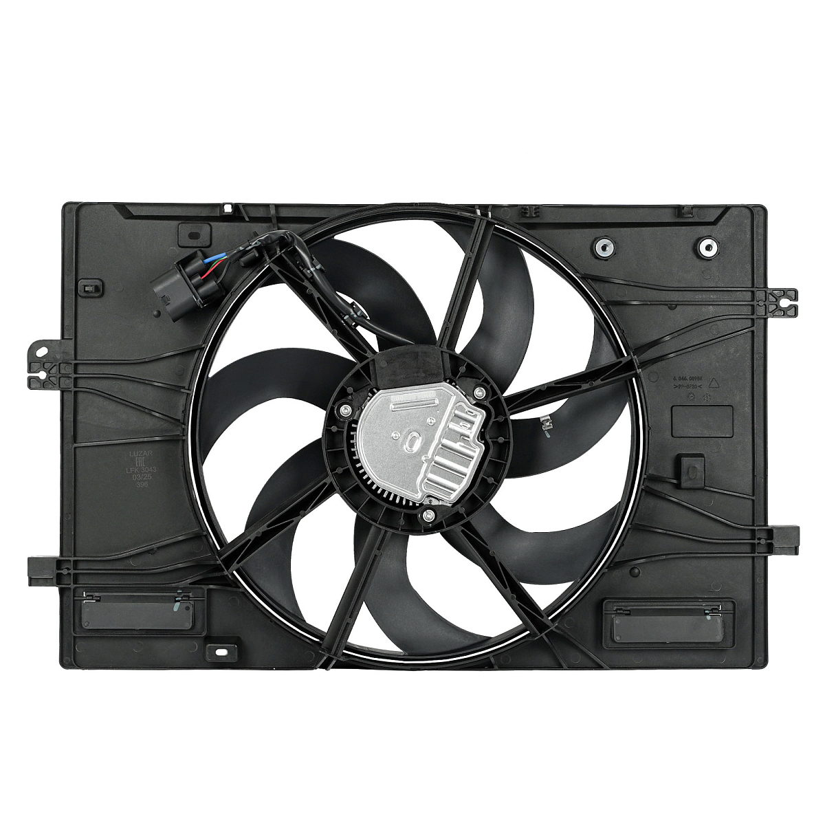 Электровентилятор охлаждения для автомобилей Changan UNI-V (22-) 1.5T (с кожухом)