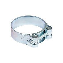 Хомут силовой 60-63/22мм, шарнирный, W1(оцинк.)