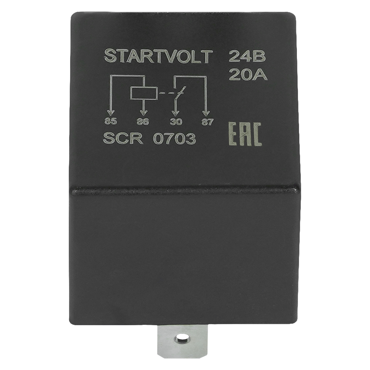 Реле 24V 20A 4 контакта (без кронштейна, без резистора)