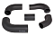 Патрубки охлаждения для автомобилей ГАЗ 3302 (406) (EPDM, кмпл., 5шт.)
