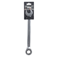 Ключ комбинированный трещоточный 24мм PRO, пласт.подвес