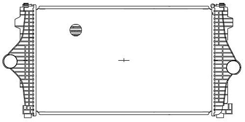 ОНВ (радиатор интеркулера) для автомобилей Sprinter-Benz Classic (13-) Е-5