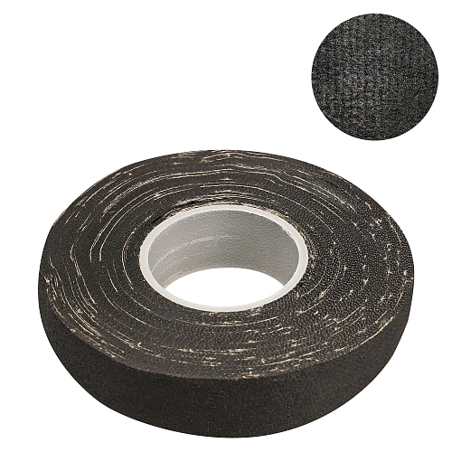 Изолента ХБ на тканевой основе, 150 г., прорезиненная (19мм*0,4мм*12м), черная