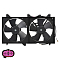 Электровентилятор охлаждения для автомобилей Chery Fora (A21) (06-) (2 вентилятора) (с кожухом)