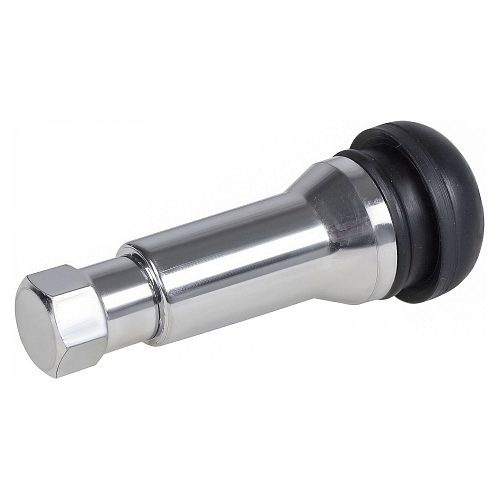 Вентиль для б/к шин TR414AC, c декор. колпачком, хром, 4 шт.