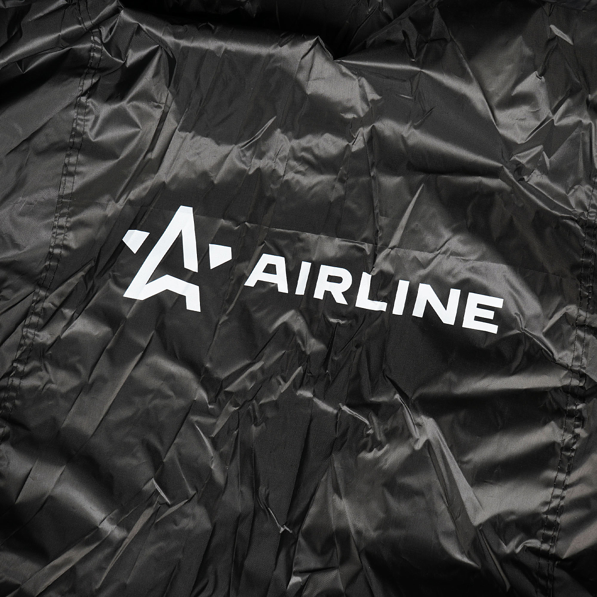 Чехол-тент на мотоцикл защитный S (195х100х120см), люверс под замок, черный