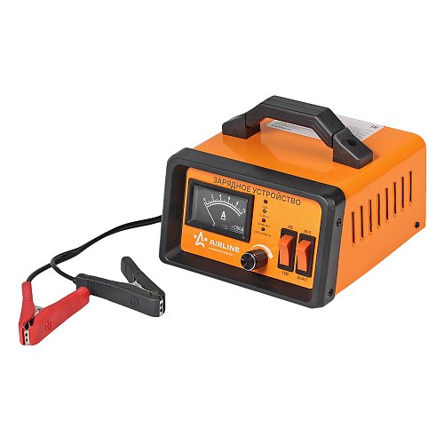 Зарядное устройство 0-10А 6В/12В импульсное, амперметр, ручная регулировка