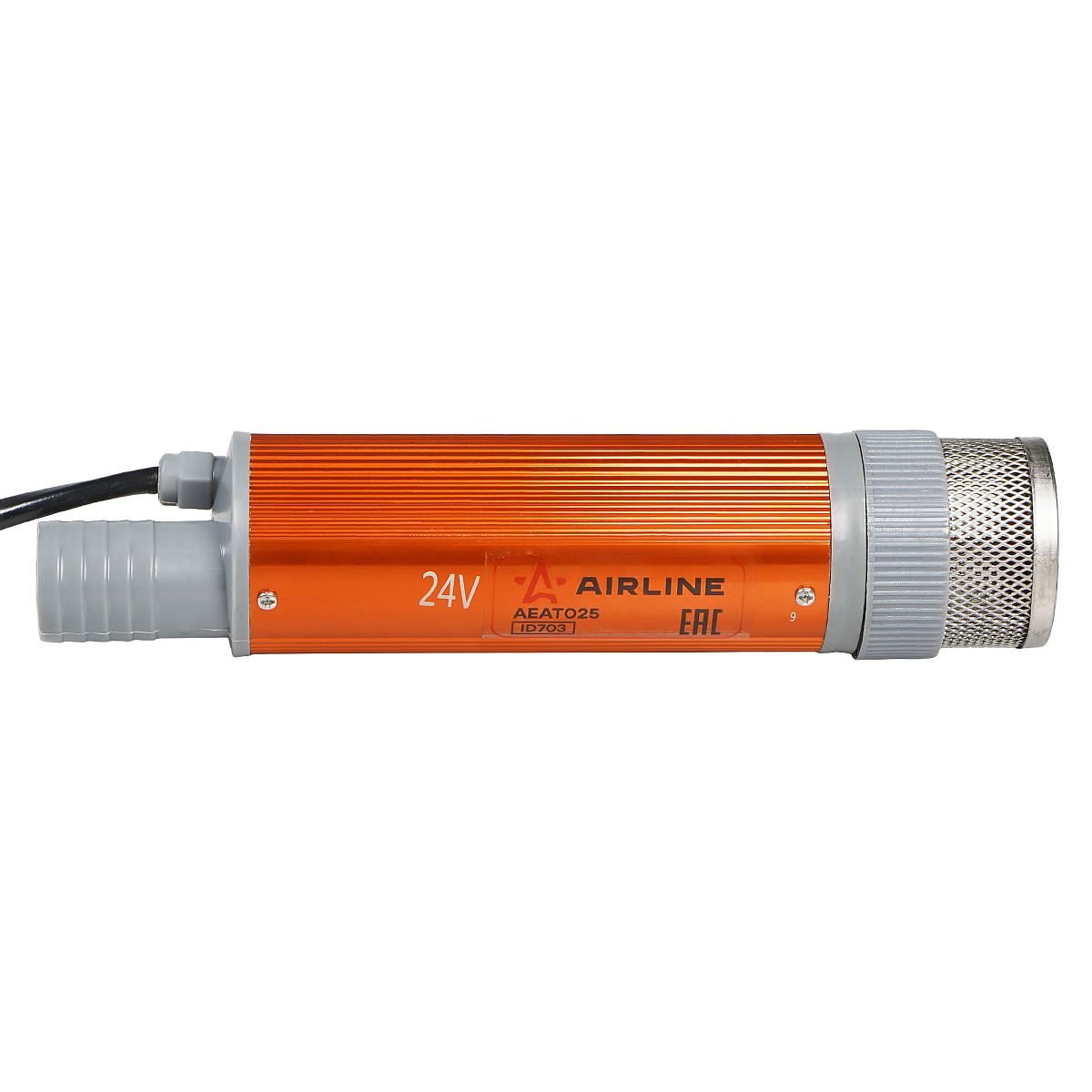 Насос перекачки диз. топлива погружной 24В, 38мм, 20л/мин, внешний фильтр