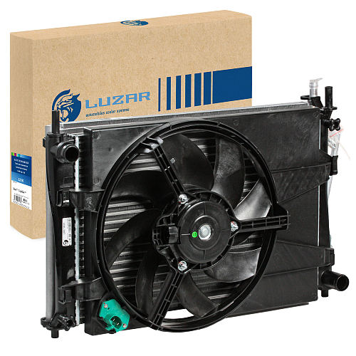 Блок охлаждения (радиатор+конденсор+вентилятор) для автомобилей Fiesta (01-) M/A