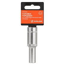 Головка торцевая 1/2"DR двенадцатигранная 9мм, L=78мм пласт.подвес