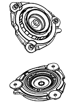 Опора амортизатора для автомобилей Nissan Murano II (08-) от 07.13 г.в. (передняя без подшипника)