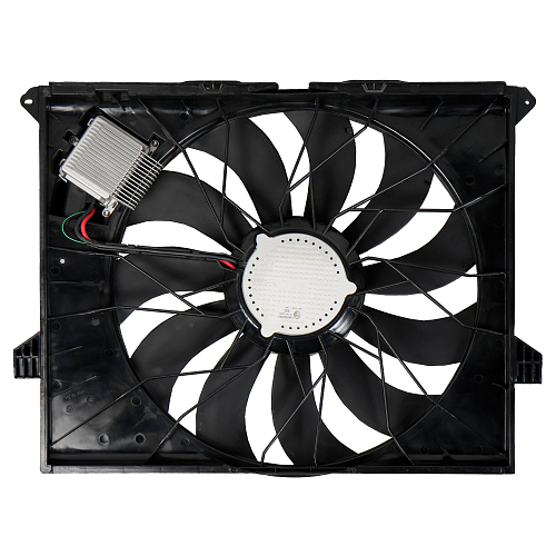 Электровентилятор охлаждения для автомобилей Mercedes-Benz ML (W164) (05-)/GL (X164) (06-) (с кожухом) (850W)