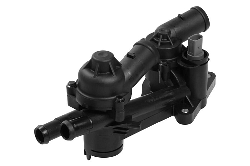 Термостат для автомобилей VW Polo Sedan (10-)/Skoda Rapid (12-) 1.6i [CFNA] (83/87°С) (с пластиковым корпусом)