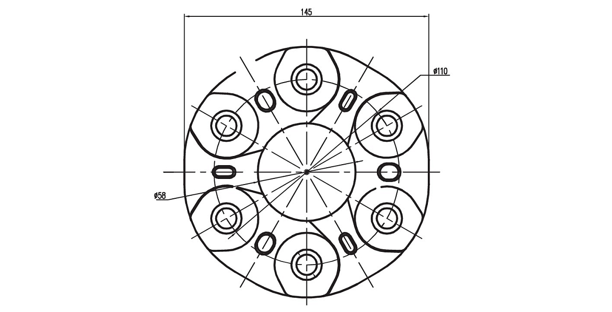 Муфта карданного вала для автомобилей Mercedes-Benz M-Class III W166 (11-)/GLE (15-) (передняя/задняя) (комплект с болтами)