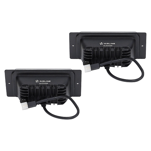 Фары противотуманные светодиодные для Лада 2110-2115, КАМАЗ, 48Вт (24Вт x 2), H3, Белый, 174x85x60мм, комплект 2шт.