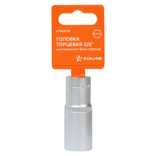 Головка торцевая 3/8"DR шестигранная 18мм, L=63мм пласт.подвес