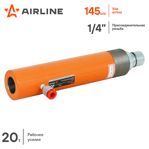 Цилиндр гидравлический 20т, 390х120х90мм (ACH06)