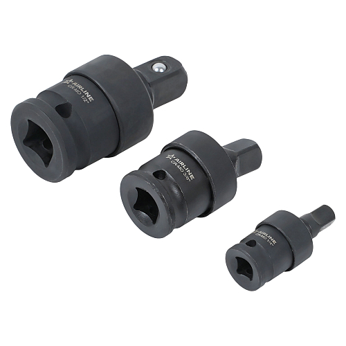 Набор карданов ударных 1/4", 3/8", 1/2" 3пр. пласт.подвес