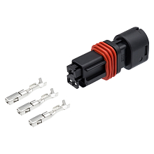 Разъём 3 pin без проводов для датч. темп. ОЖ, датч. скор. Лада Largus, Renault Logan