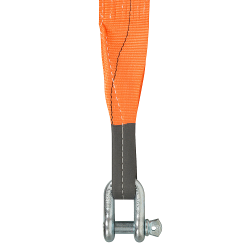 Трос VIP буксировочный усиленный (лента) 20 т, 6 м , 2 металл. шакла, с мешком