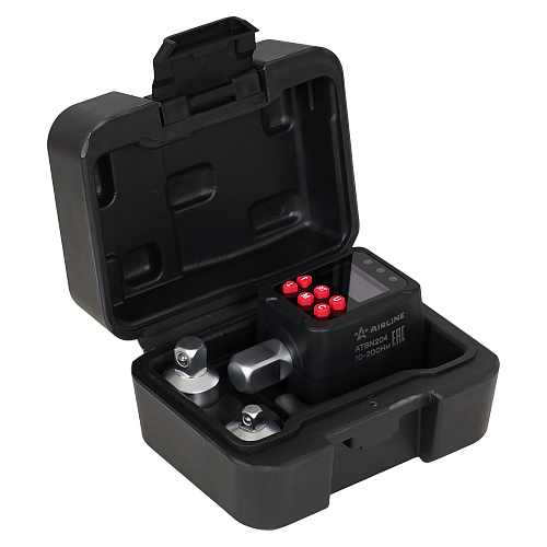 Адаптер динамометрический цифровой 1/2" 10-200Нм, с переходниками (1/4", 3/8"), кейс