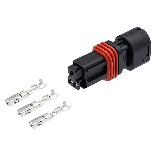 Разъём 3 pin без проводов для датч. темп. ОЖ, датч. скор. Лада Largus, Renault Logan