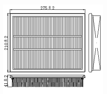 Фильтр воздушный для автомобилей SWM G01 (23-)/G01F (23-) 1.5i