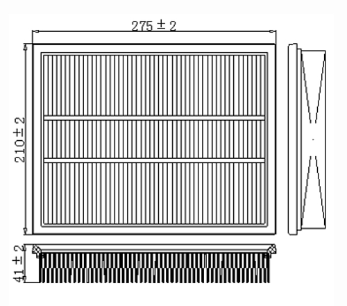 Фильтр воздушный для автомобилей SWM G01 (23-)/G01F (23-) 1.5i
