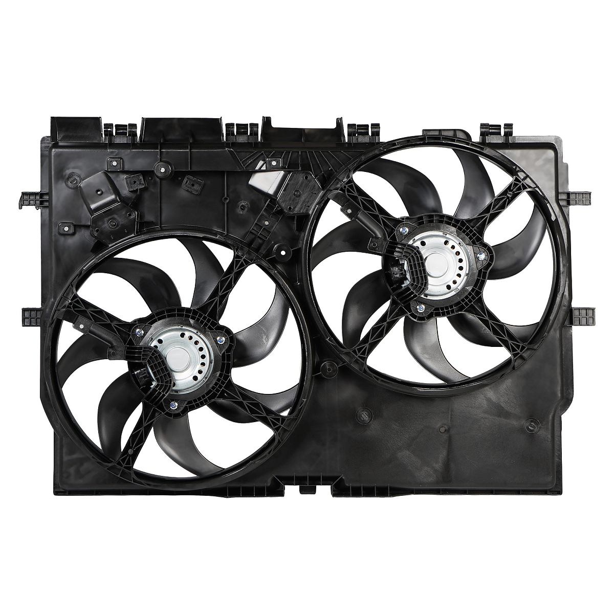 Электровентилятор охлаждения для автомобилей FIAT Ducato (06-)/Peugeot Boxer (06-)/Citroien Jumper (06-) (2 вент.) (с кожухом)