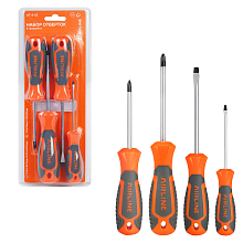 Набор отверток 4пр. (SL3х75мм,SL5х100мм,PH1х75мм, PH2х100мм), блистер