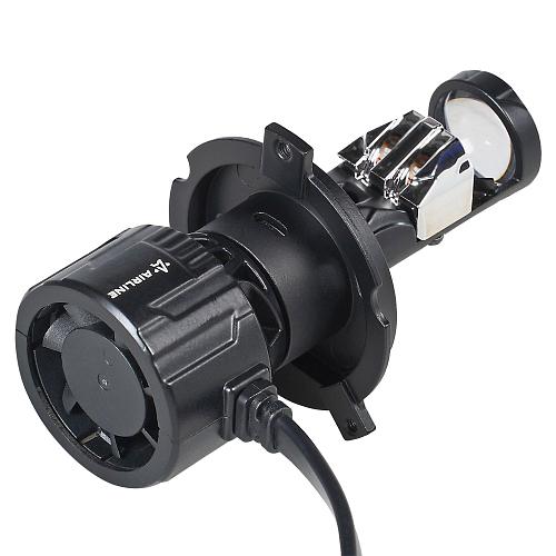 Лампа светодиодная H4 ECO LENS, 45Вт, 5700Лм (2850Лм x 2), 6500К (Белый), 12/24В, комплект 2 шт.