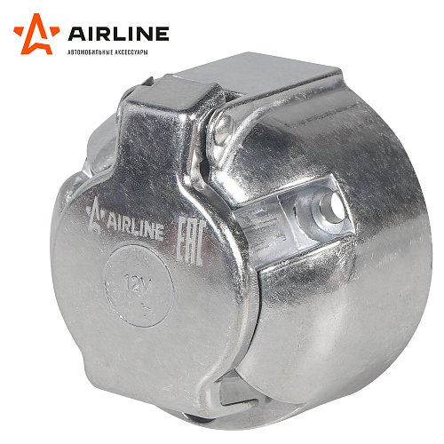 Розетка фаркопа 12В 7 контактов металл "ЛАЙТ"