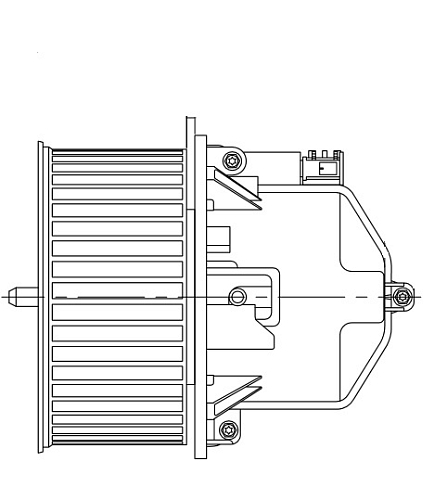 Электровентилятор отопителя для автомобилей Land Rover Freelander II (06-)/Volvo XC60 (08-)