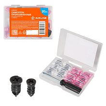 Ремкомплект для б/к шин в кейсе (саморезы прорезиненные 20 шт., отвертка)