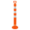 Столбик парковочный 750мм(СПУ) 3 световозвр.полосы, ручка(ухо),болт.креп., пластик,оранж.