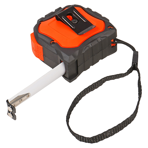 Рулетка в прорезиненном корпусе 3мх16мм, автостоп, магнитный зацеп