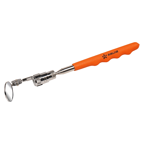 Зеркало инспекционное телескопическое с подсветкой подвижное, D=32мм, L=250-880мм