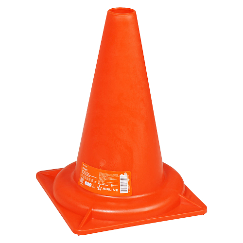 Конус дорожный 320мм, без световозвр.полос, мягкий, оранжевый