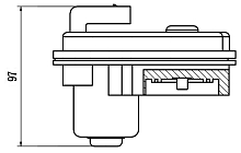 Электродвигатель стояночного тормоза для автомобилей Chery Tiggo 4 Pro (20-)