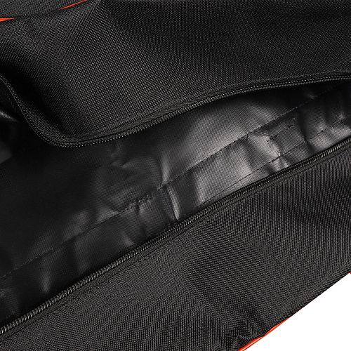 Сумка дорожная автомобильная, средняя (49*24*20 см), черн./оранж.