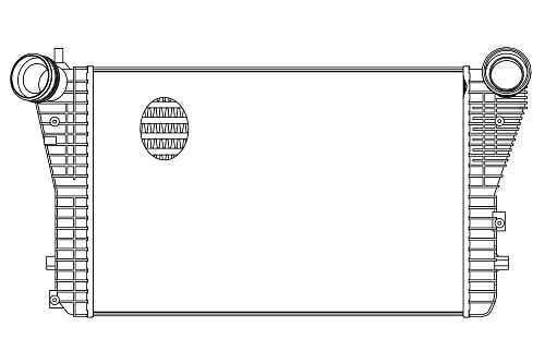 ОНВ (радиатор интеркулера) для автомобилей Tiguan (08-)/Passat (05-)/Jetta (05-)