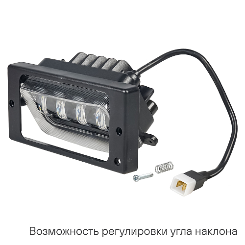 Фары противотуманные светодиодные для Лада 2110-2115, КАМАЗ, 52Вт (26Вт x 2), H3, Белый, 174x85x60 мм, комплект 2шт.