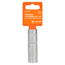 Головка торцевая 1/2"DR шестигранная 16мм, L=78мм пласт.подвес